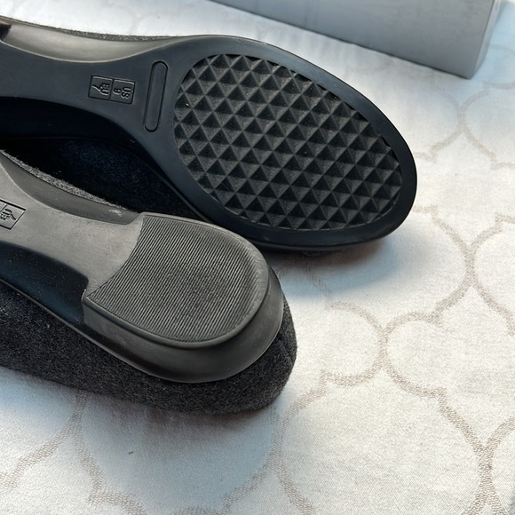 AEROSOLES Dark Gray Women's Felted Flats with Buckle - Picture 10 of 12